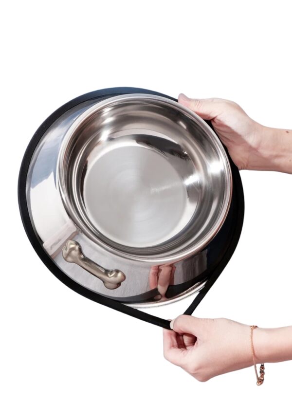 Stainless Steel Dog Bowl for Food or Water - Image 2
