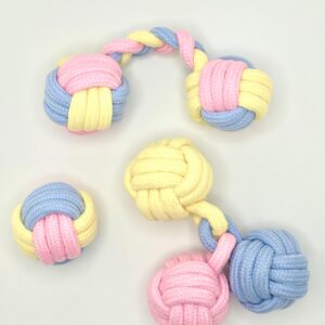 Colorful Cotton Rope Dog Bite Toy (Balls)