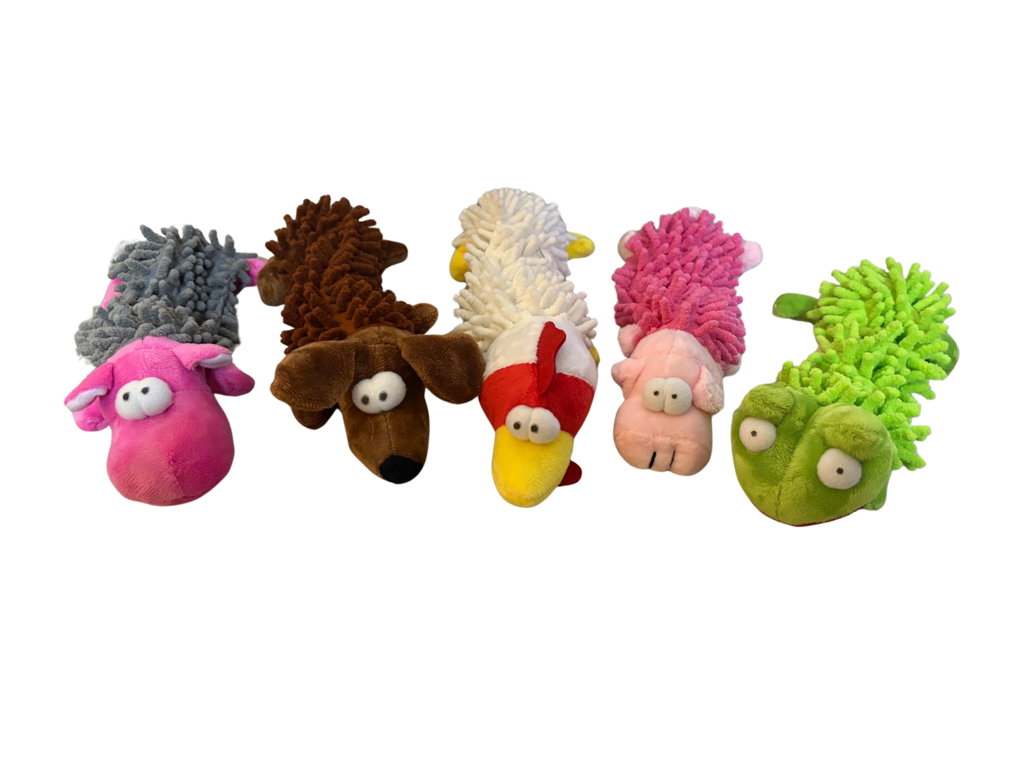 Animal-Shaped Plush Dog Toys with Squeaky Sound